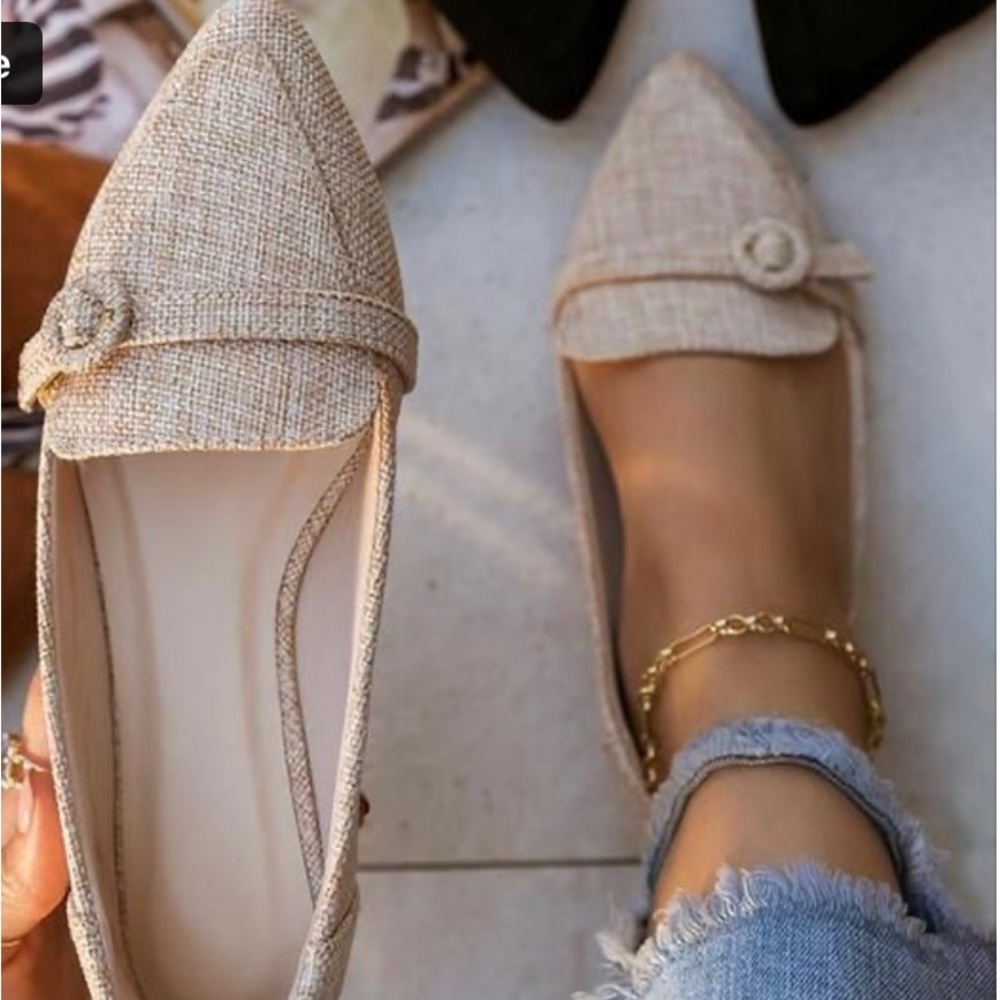 Apricot loafers